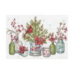 Birds And Berries Counted Cross Stitch Kit (image for) Birds And Berries Counted Cross Stitch Kit